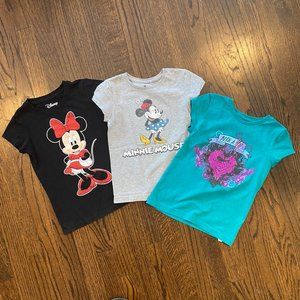 EUC Girls Size Small Disney T-shirts